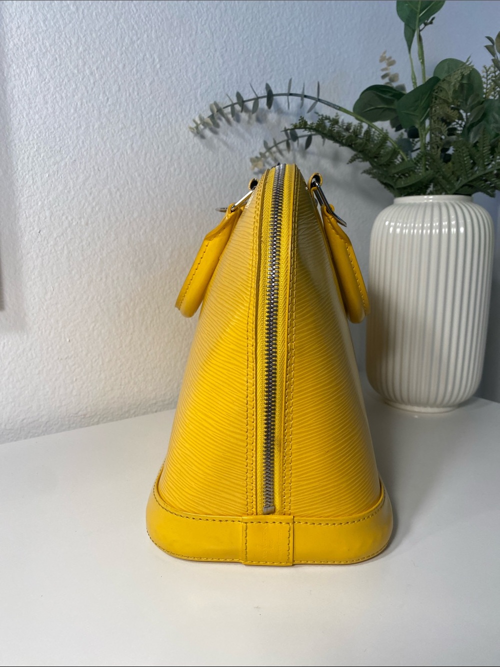 Louis Vuitton Alma PM Citron Epi Leather With Entrupy COA - Picture 9 of 17